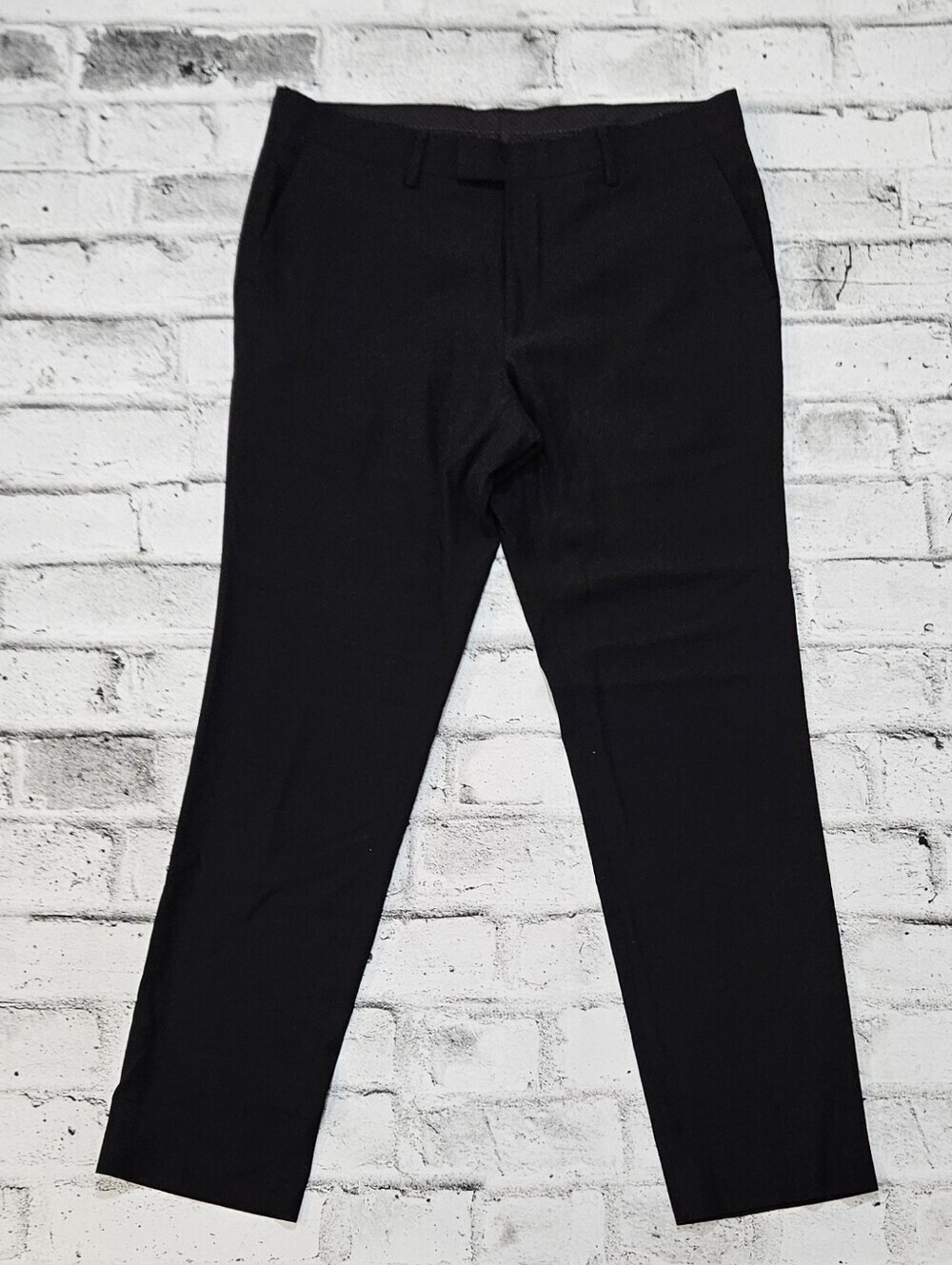 Sondergaard Copenhagen Slim Fit Dress Pants Men's 34x30 Black Stretch